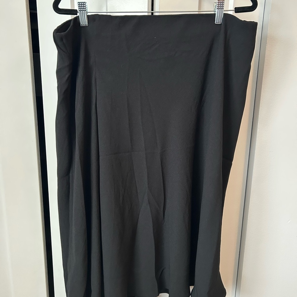 SPANX Asymmetrical Black Skirt